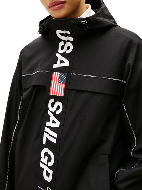 Giubbetto nero unisex in nylon Tommy Hilfiger | MW0MW41413BDS
